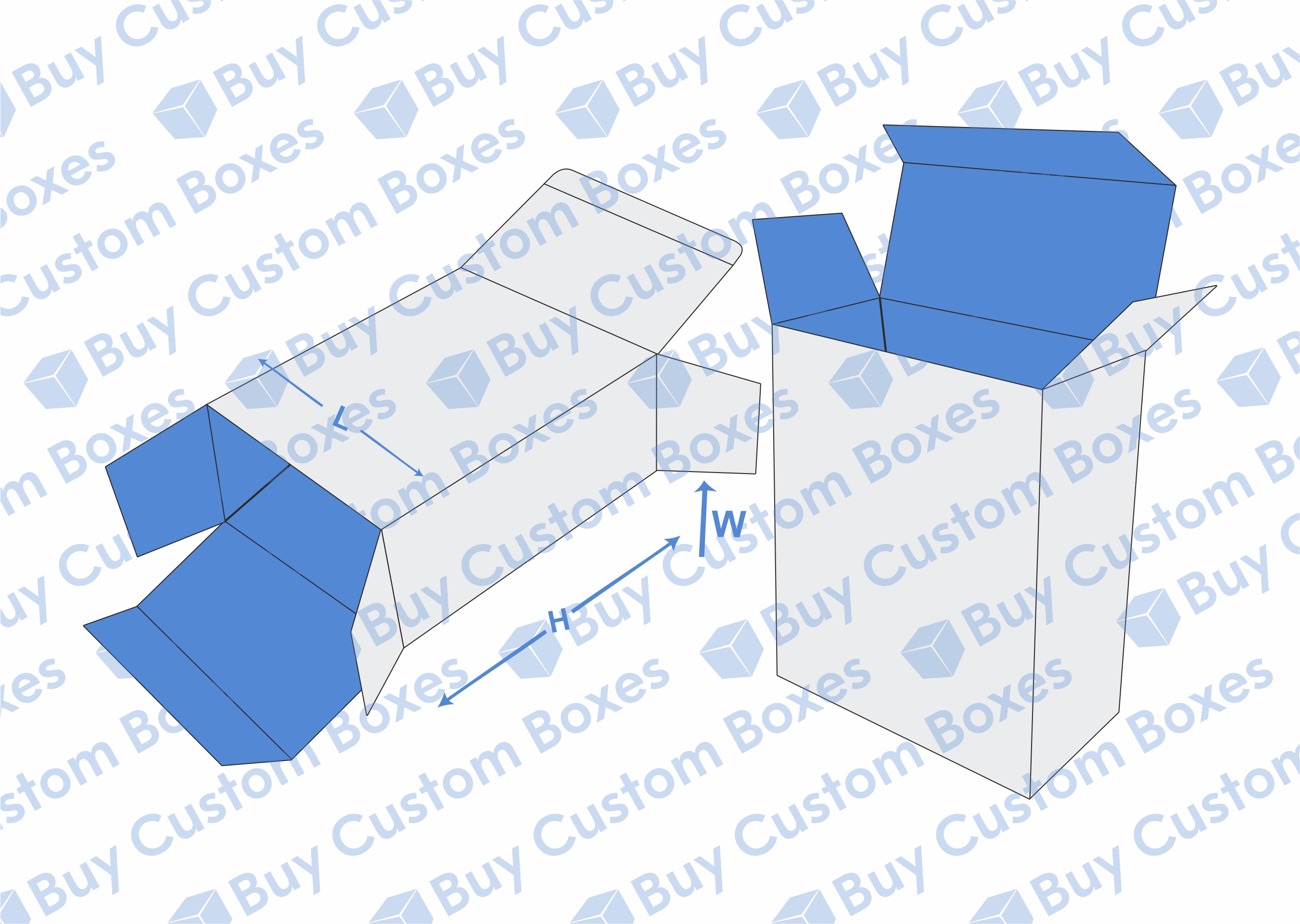 Reverse Tuck Boxes - Buy Custom Boxes